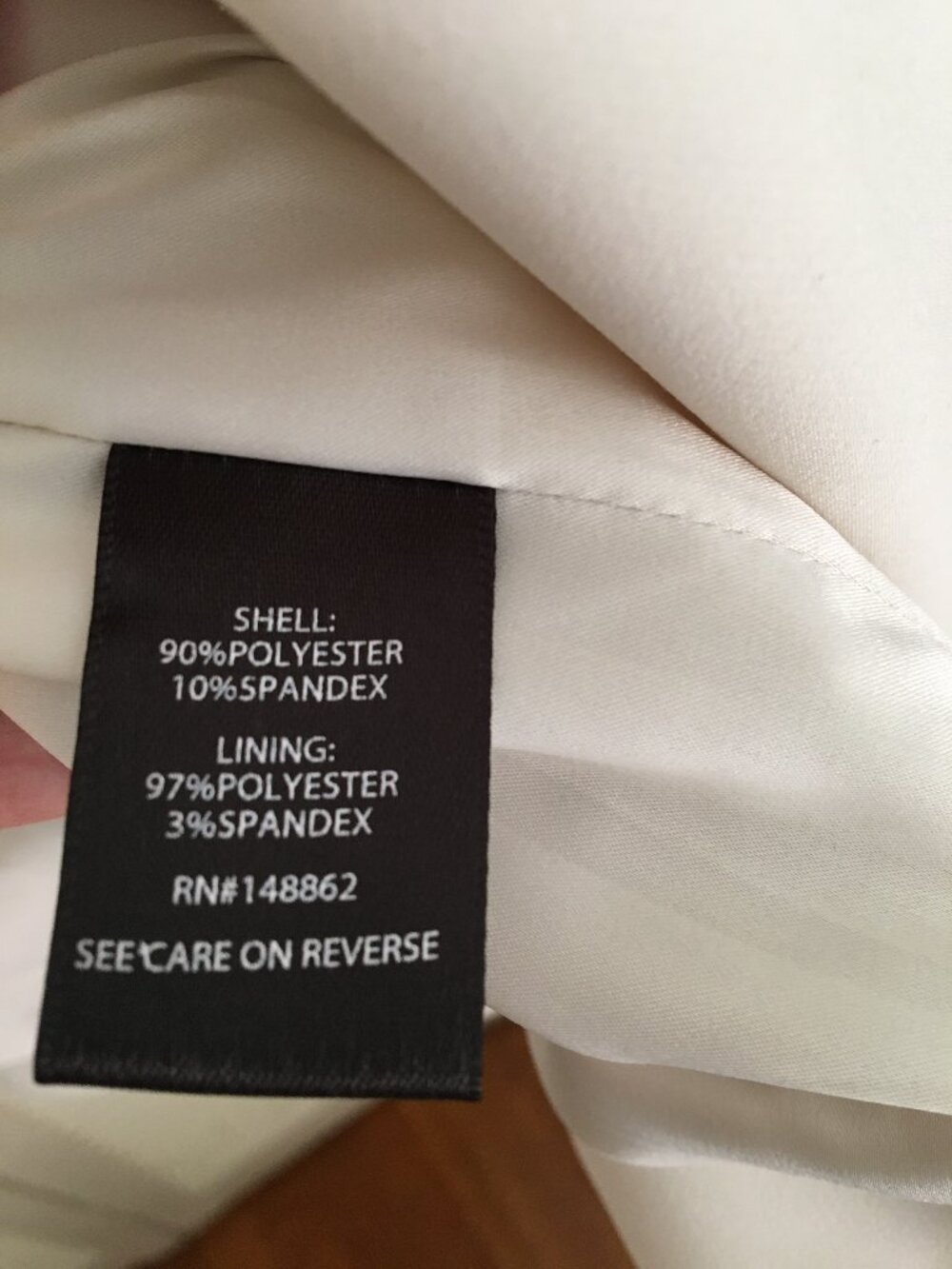 Torrid Size 1 (14-16) Ivory Lined Tailored Blazer Button Closure NwoT - Picture 8 of 8